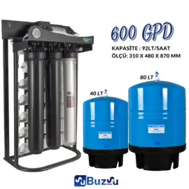 600 GPD Endüstriyel Su Arıtma Cihazı - BİG