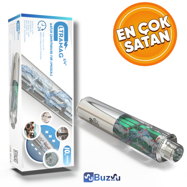 UltraMag Daire Girişi Manyetik Kireç Önleyici 3/4 - Buzsu