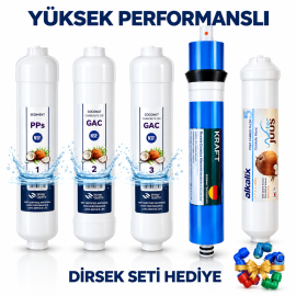 Su Arıtma Filtresi 5'li Set Fiyatları | Alkalix