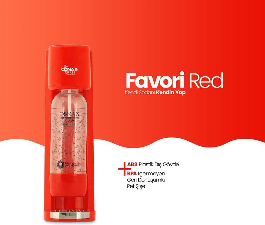 Conax Favori Red Soda Makinesi 450 Gr Tüplü
