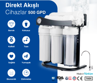 500 GPD Yemekhane Tipi Su Arıtma Cihazı - Buzsu