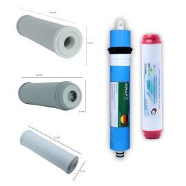 Naturalsnet 6 Aşama Filtre Seti Germany Kraft Membranlı 80 GPD