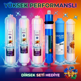 Alkalix 6 Aşama Filtre Seti Cift GAC