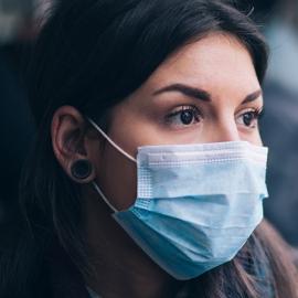 Cerrahi Maske 3 katlı yumuşak elastik kulak halkası