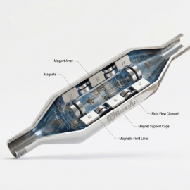 Apartman Tipi Manyetik Kireç Önleyici 1 İnch | ÜCRETSİZ KARGO