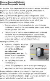 Permeate Pompa - Elektriksiz Su Arıtma Pompası